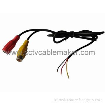 CCTV cable assemblies, audio video with power cable
